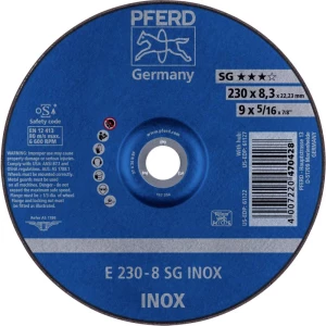 PFERD 62223832 E 230-8 SG INOX ploča za grubu obradu s glavom  230 mm 22.23 mm 10 St. slika