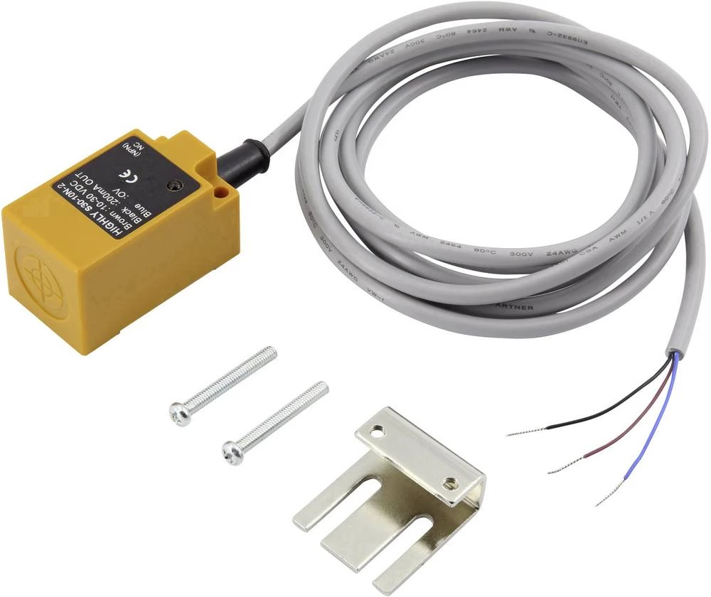 Induktivni blizinski prekidač 30 x 30 mm u istoj ravnini TRU COMPONENTS TC-S30-10P-2 slika