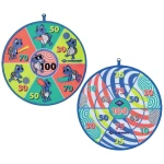 Vedes Schildkröt Funsports - Soft Dart Set, Klett-Dartscheibe mit 2 x 3 Bällen 970148