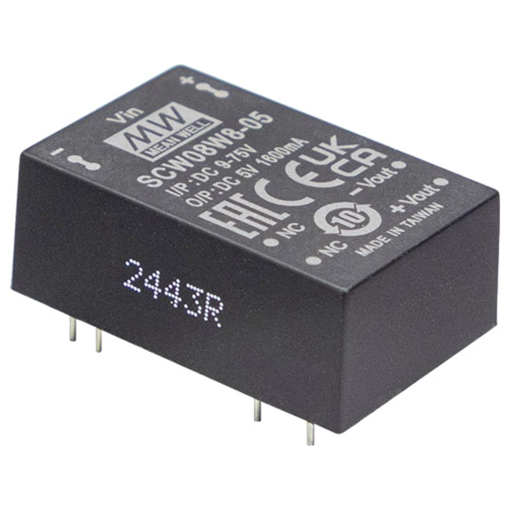 MEAN WELL SCW08W8-03 DC/DC pretvarač 24 V 3.3 V 2.400 A 8 W Content 1 kom. slika