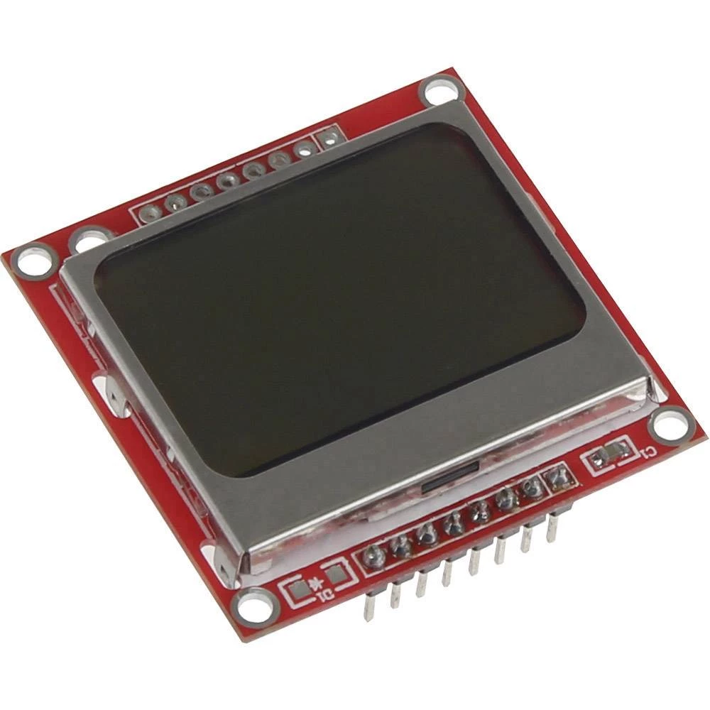 Joy-it SBC-LCD84x48 Modul prikaza 6.8 cm(2.67 ")84 x 48 piksel Pogodno za: Raspberry Pi, Banana Pi, Arduino, Cubieboard slika