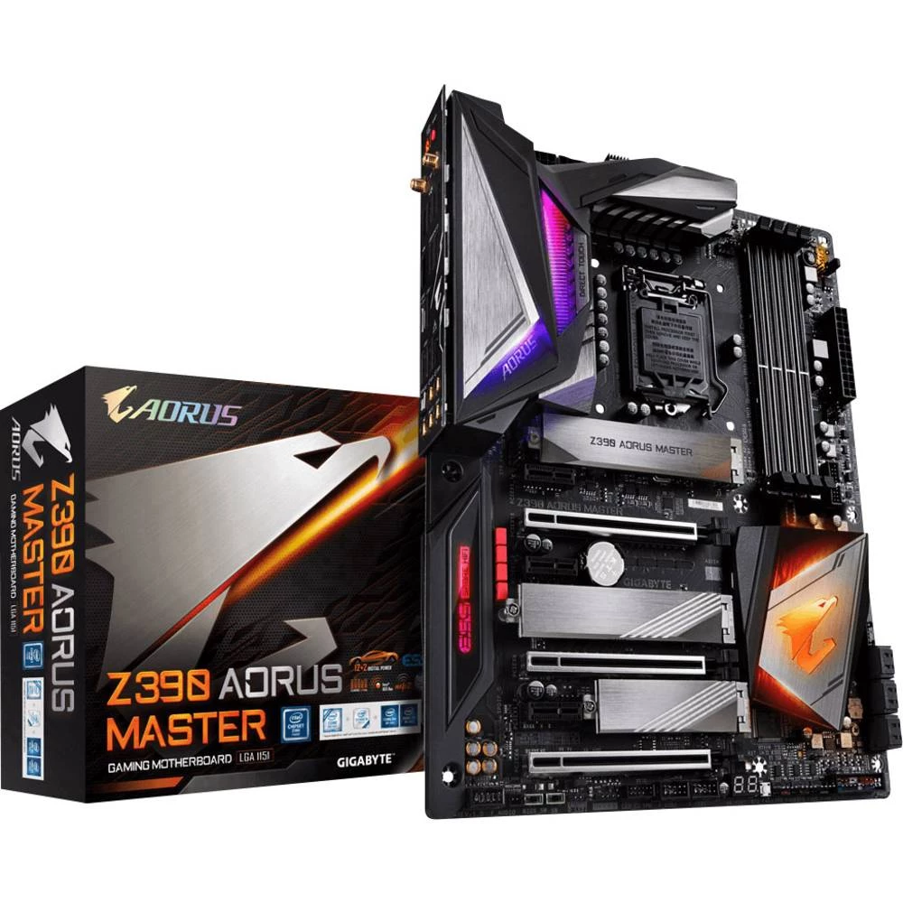 Matična ploča Gigabyte Z390 AORUS MASTER Baza Intel&reg; 1151v2 Faktor oblika ATX Set čipova matične ploče Intel&reg; Z390 slika