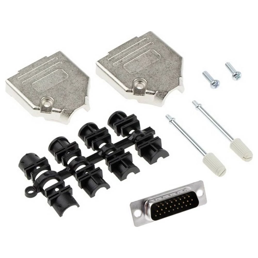 MH Connectors MHDTZK15HD26MS-K komplet D-Sub pinskih konektora 180 ° Broj polova (broj): 15 lemni kup 1 kom. slika