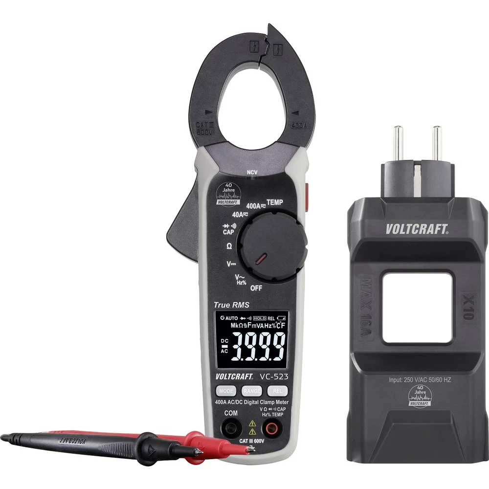 VOLTCRAFT VC523 SE plus DMA adapter za strujna kliješta Mjerni raspon A/AC (raspon): 0.01 - 400 A Mjerni raspon A/DC (r slika