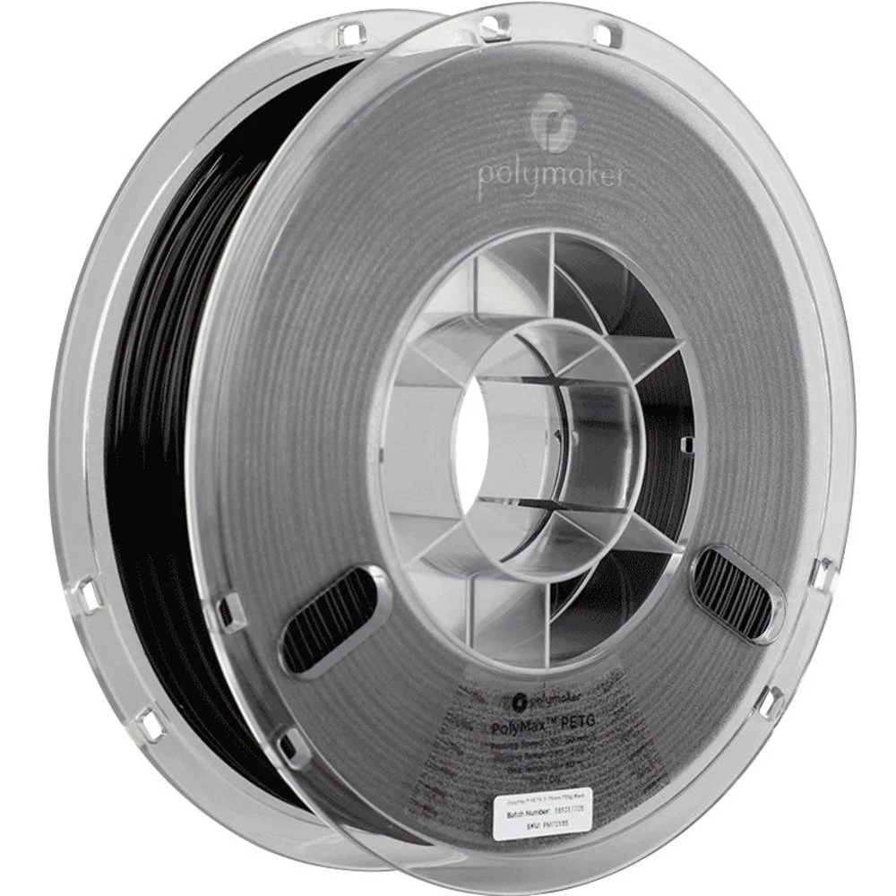 Polymaker 70185 PolyMax 3D pisač filament petg 1.75 mm 750 g crna 1 St. slika