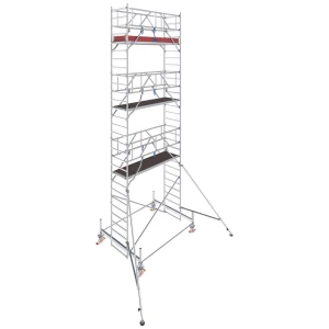 Krause 774057 FahrGerüst aluminij na roli mobilna Radna visina (maks.): 8.50 m srebrna 237.5 kg slika