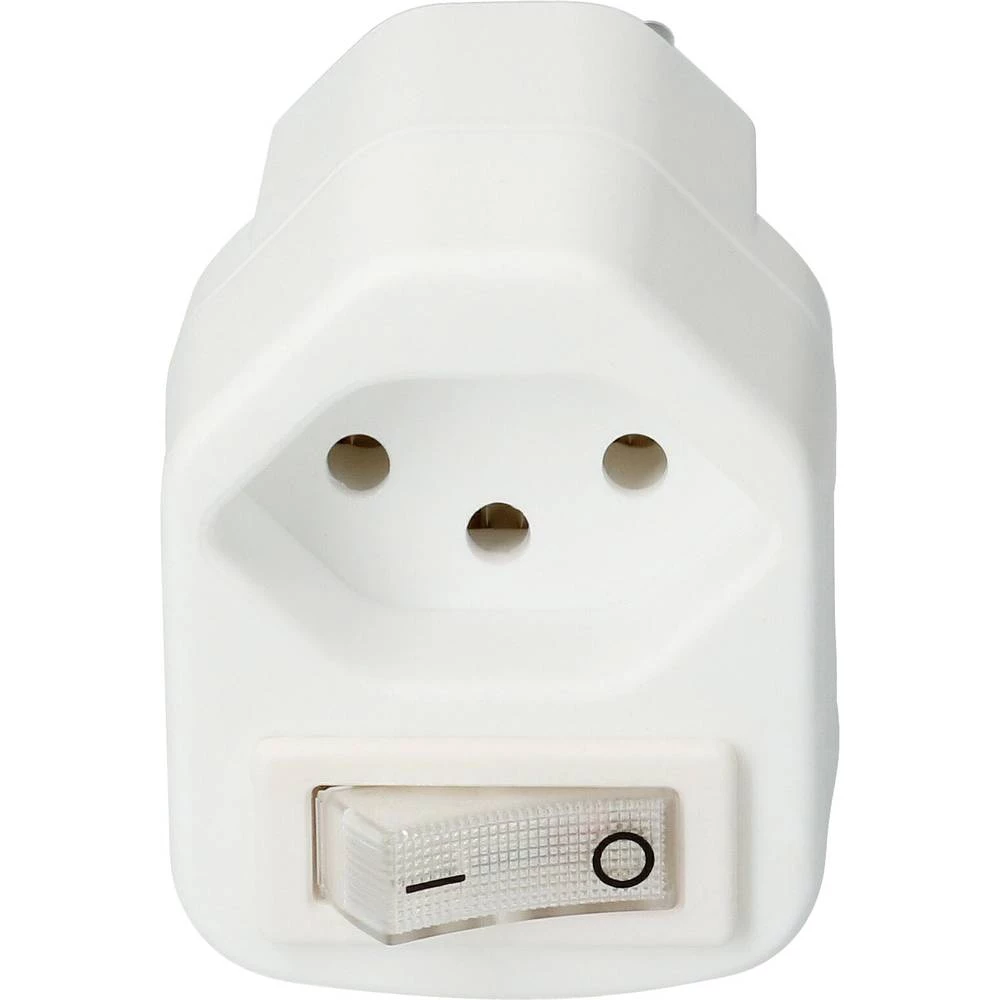 Max Hauri 139070 međuutikač s prekidačem    bijela slika