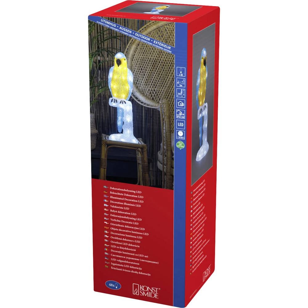 Konstsmide 6281-203 akrilna figura Energetska učinkovitost 2021: F (A - G) papiga < slika