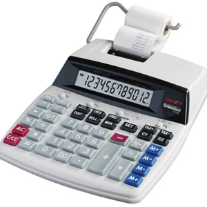 Ispisni stolni kalkulator GENIE D69 PLUS Bijela Zaslon (broj mjesta): 12 strujni pogon (Š x V x d) 210 x 278 x 73 mm slika
