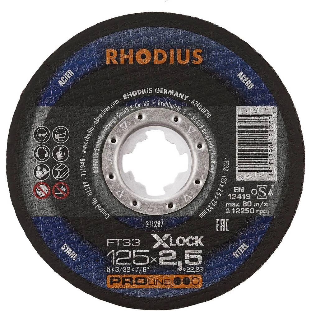Rhodius FT33 X-LOCK 211287 set reznih ploča 25 kom. čelik slika