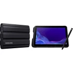 Samsung vanjski ssd tvrdi disk 2 TB Portable T7 Shield + Galaxy Tab Active4 Pro, crna, (MU-PE2T0S/EU + SM-T630NZKAEUB)