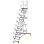 MUNK Günzburger Steigtechnik 600779 aluminij, čelik, pocinčani stepenice