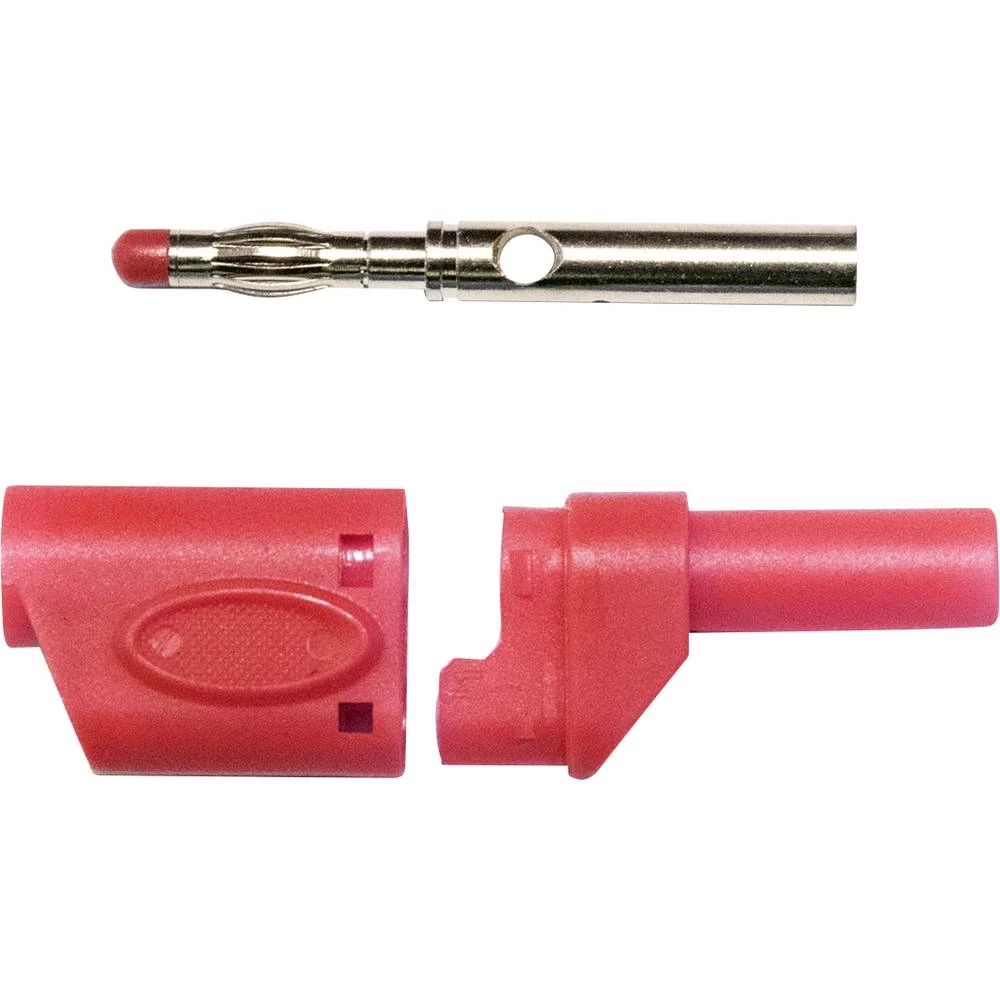 Mueller Electric BU-31104-2 banana utikač   crvena 1 St. slika