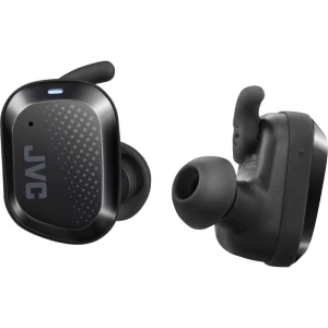 Bluetooth® sportske in ear slušalice JVC HA-AE5T-B u ušima otporne na znojenje, vodootporne crna slika