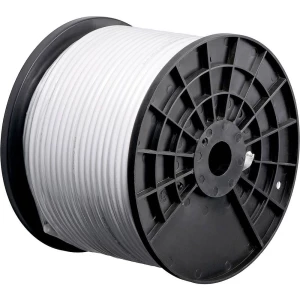 Koaksialni kabel Vanjski promjer: 4.60 mm 75 Ohm 80 dB Bijela Goobay 67041 200 m slika
