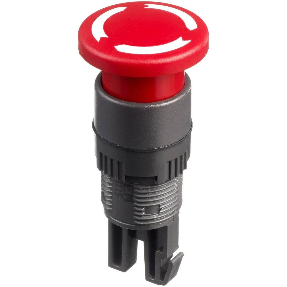 Prekidač za isključivanje u nuždi Crveno-crna Otpiranje okretanjem APEM A01ES-DM 1 ST slika