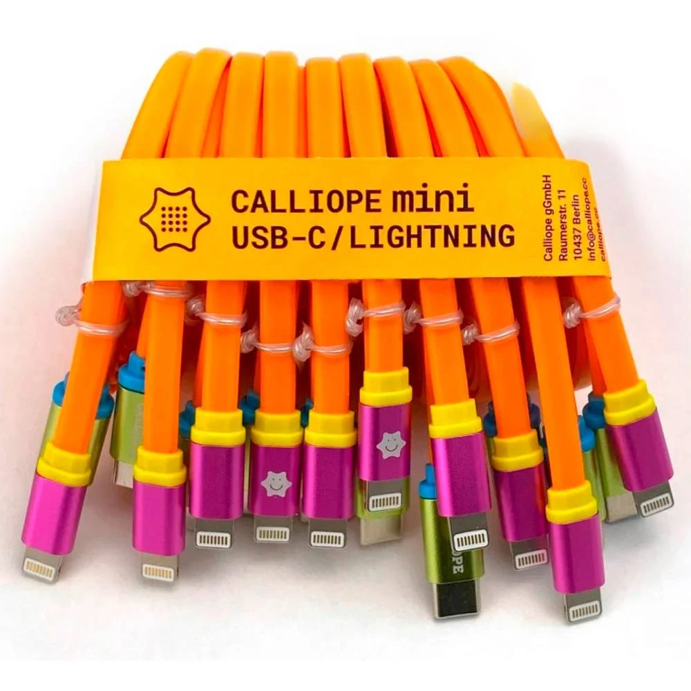 CALLIOPE USB Kabel C > Lightning podatkovni/naponski kabel Calliope [1x muški konektor USB-C® - 1x muški konektor Apple slika
