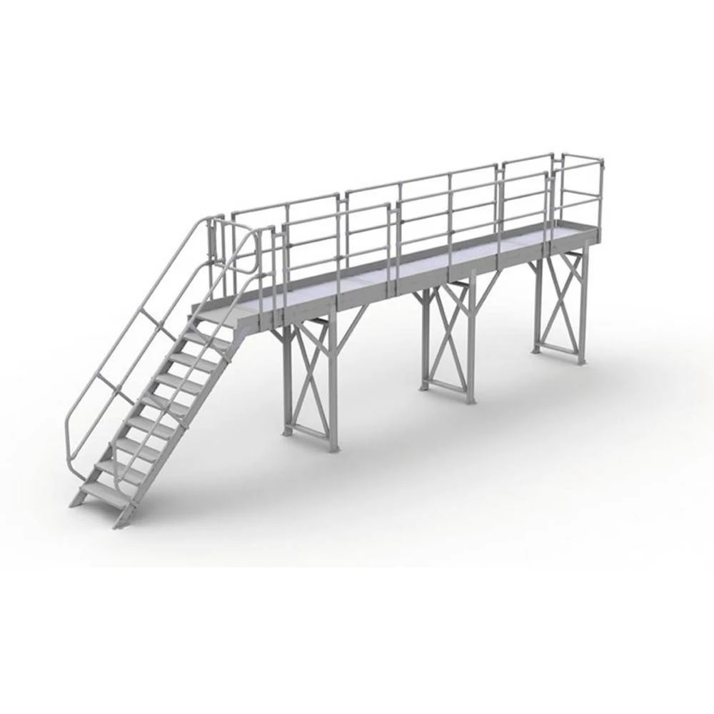 Günzburger Steigtechnik 332007 Modalna pločica od čelične rešetke PF visina 1250-2499 mm PF duljina 1270 mm 1 St. slika