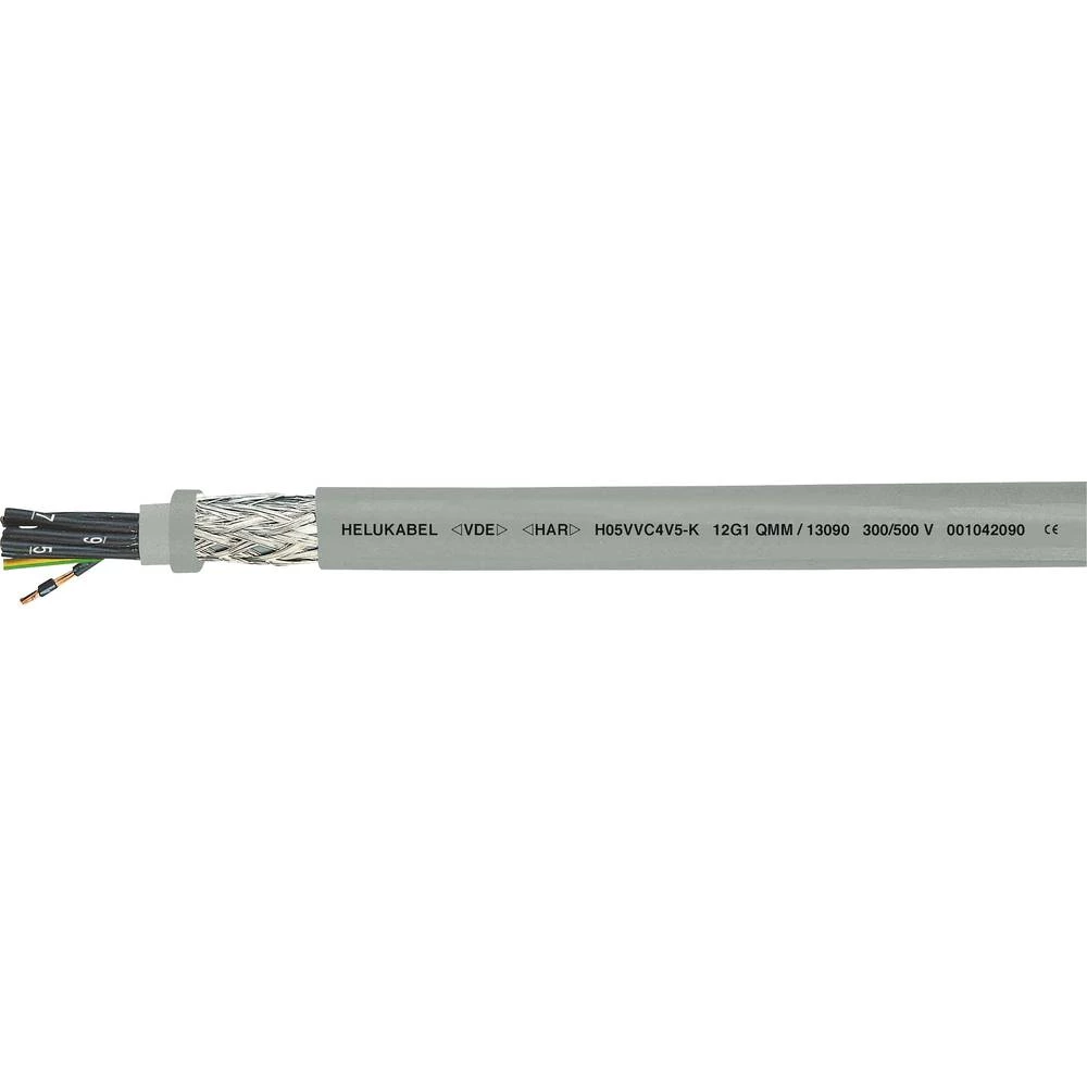 Helukabel H05VVC4V5-K (NYSLYCYÖ-JZ) kontrolni vod 3 G 2.50 mm² siva 13109-1000 1000 m slika