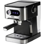 DOMO ESPRESSOMASCHINE MIT MANOMETER aparat za espresso crna/nehrđajući čelik 1350 W