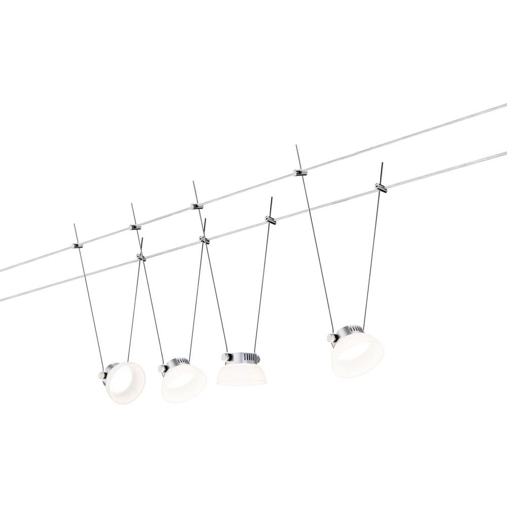 Kompletni sustav na užetu LED fiksno ugrađena 16 W LED Paulmann 50016 Krom (mat) boja slika