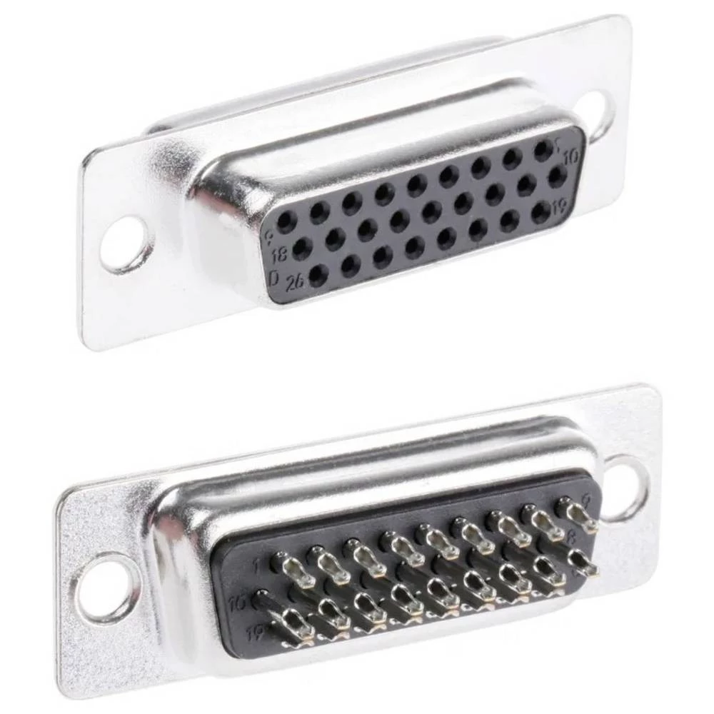 MH Connectors MHHDS26-F-N-B-S D-Sub konektor 180 ° Broj polova (broj): 26 otisak 1 kom. slika