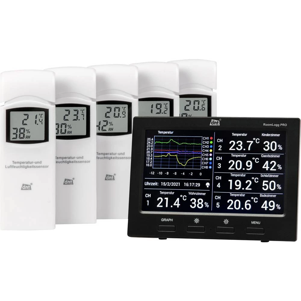 dnt RoomLogg PRO DNT000004 bežični termometar/higrometar slika