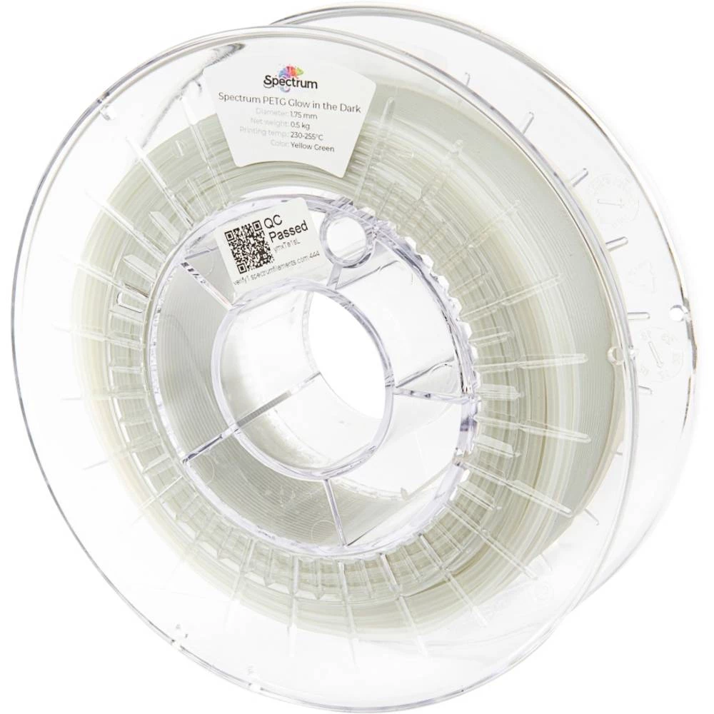 Spectrum Filaments 80536 Glow in the Dark 3D pisač filament PETG naknadno svjetleći 1.75 mm 500 g zeleno-žuta 1 kom. slika
