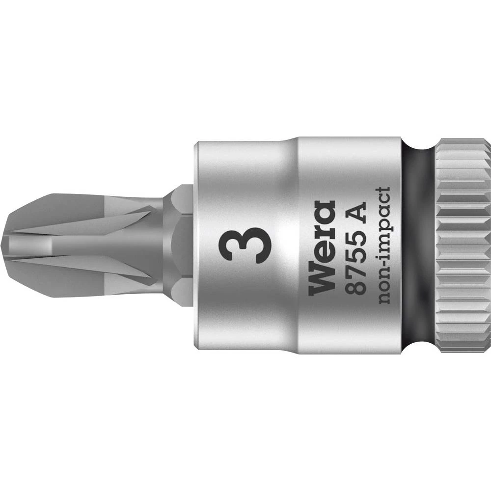 Križni Pozidriv Bit za nasadni ključ PZ 3 1/4 (6.3 mm) Wera 8755 A 05003355001 slika