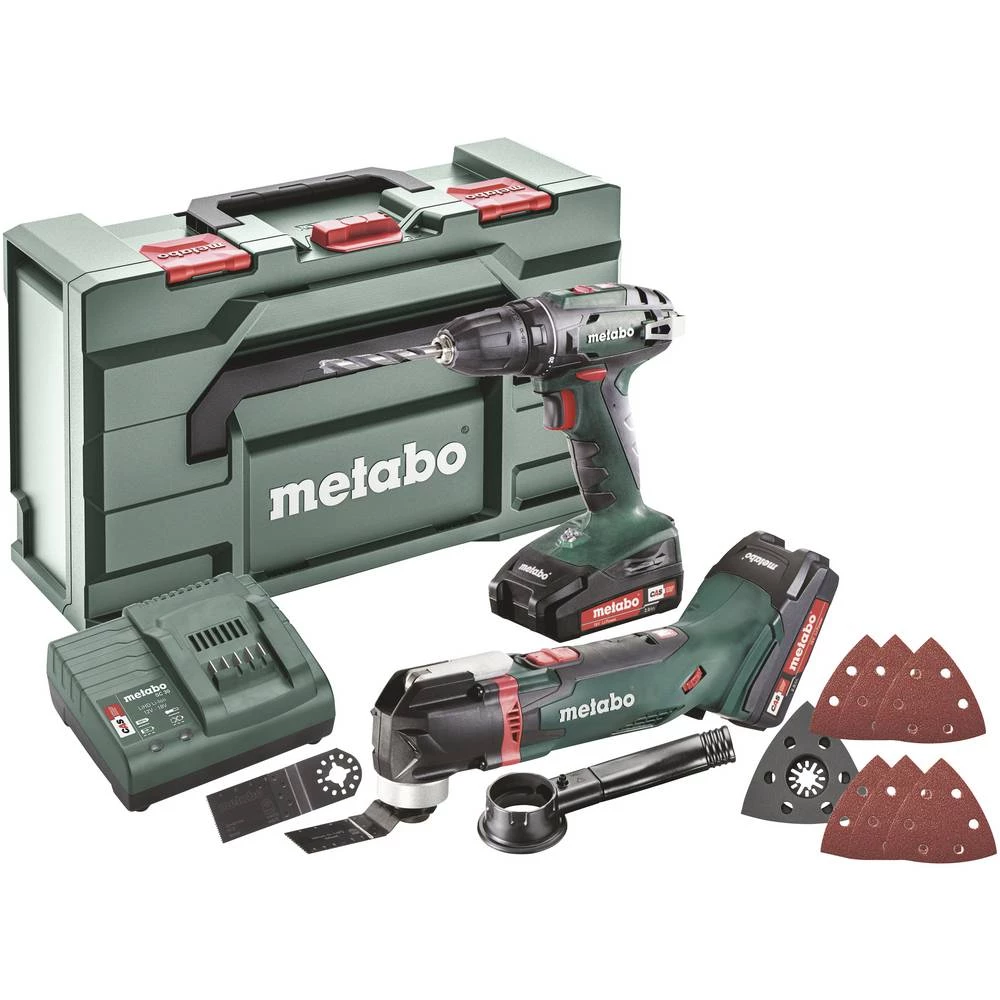 Metabo BS 18 + MT 18 LTX 685081000 akumulatorska bušilica, akumulatorski višenamjenski alat 18 V 2.0 Ah li-ion uklj. 2 slika
