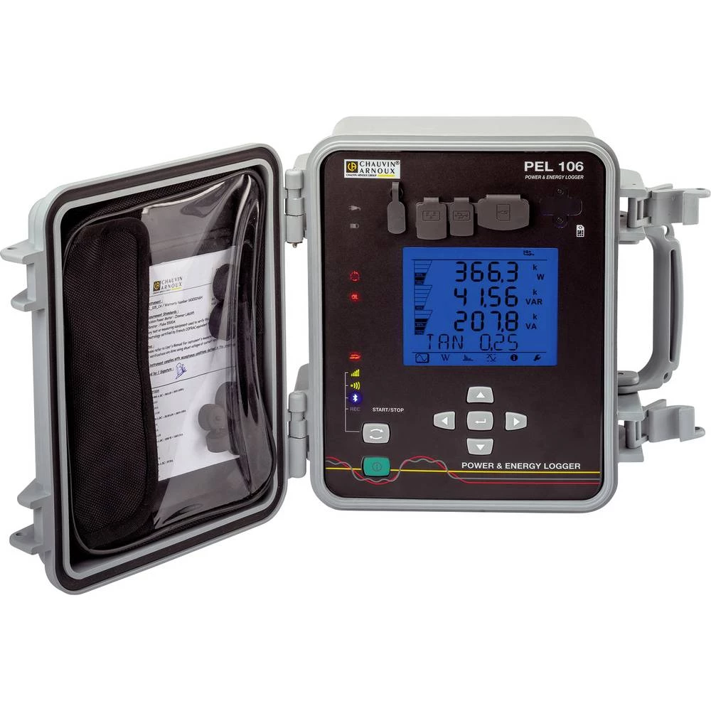Chauvin Arnoux PEL 106 + C.A 1510 uređaj za analizu mreže  3-fazno s funkcijom zapisivača slika