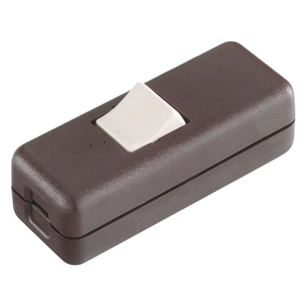 Međuprekidač Smeđa boja, Bež boja 2 x OFF/ON 10 A interBär 924.053 1 ST slika