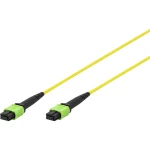 Digitus DK-2966-20 RJ45 mrežni kabel, Patch kabel 20 m žuta, zelena, crna iznimno tanak, fleksibilni unutarnji vodič, tr