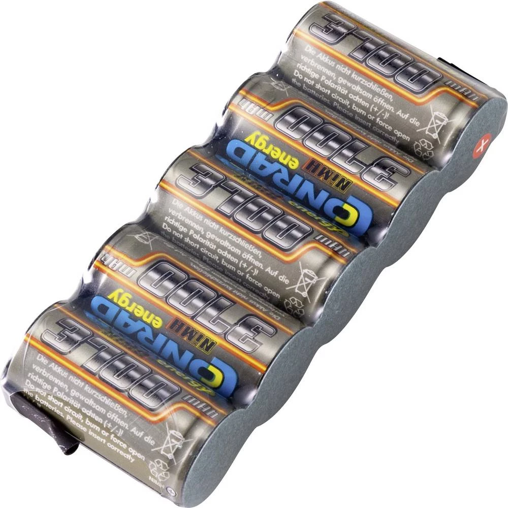 Conrad energy NiMH akumulatorski paket za modele 8.4 V 1500 mAh štap mini tamiya slika