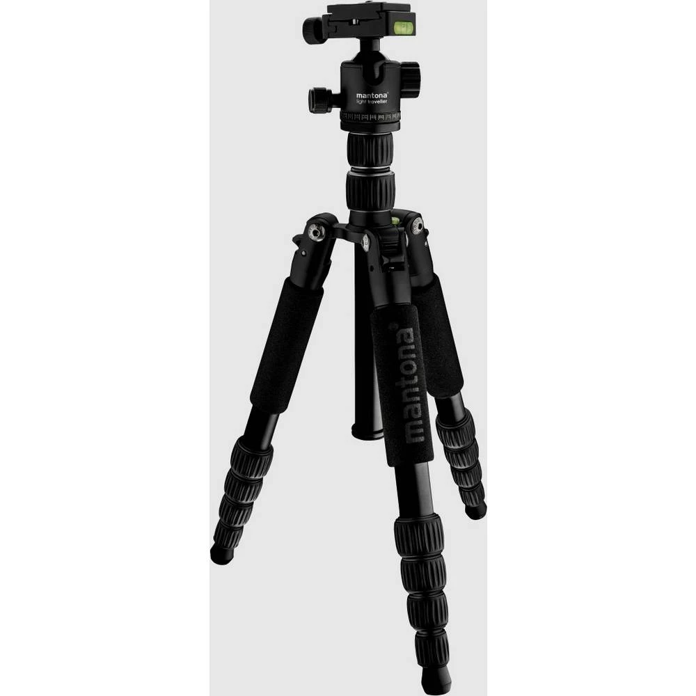 Mantona 21965 tronožac 3/8 inča Radna visina=305 - 1310 mm crna uklj. torba, libela slika