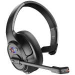 EKSA H1 računalo On Ear Headset Bluetooth® mono crna smanjivanje šuma mikrofona, poništavanje buke kontrola glasnoće