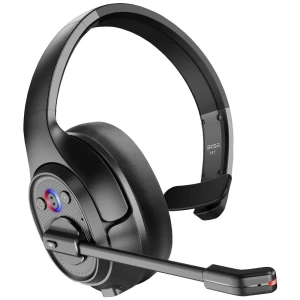EKSA H1 računalo On Ear Headset Bluetooth® mono crna smanjivanje šuma mikrofona, poništavanje buke kontrola glasnoće slika