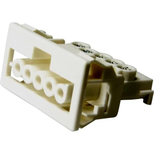 Adels-Contact 148655 mrežni utični konektor  žženski konektor, ravni Ukupan broj polova: 5 + PE 16 A bijela 100 St. slika