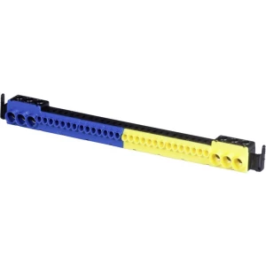 Utična stezaljka Plava boja, Žuta Vrsta provodnika = N, PE F-Tronic 9910010 slika