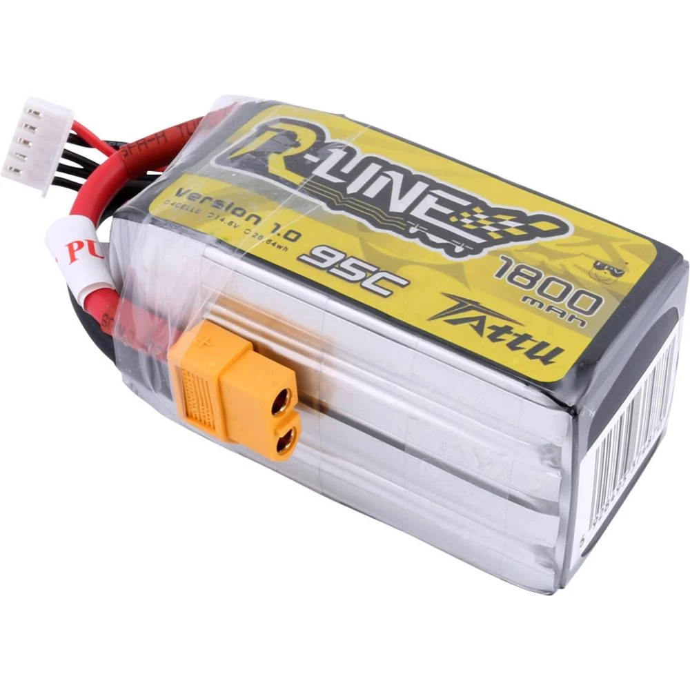 LiPo akumulatorski paket za modele 14.8 V 1800 mAh Broj ćelija: 4 95 C Tattu Softcase XT60 slika