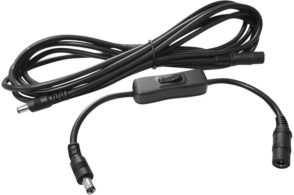 TRU COMPONENTS Niskonaponski produžni kabel Niskonaponski adapter-Niskonaponski konektor 2.1 mm 5.5 mm 3 m 1 ST slika