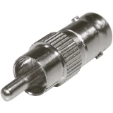 Činč / BNC adapter [1x činč utikač 1x BNC-utikač] srebrni SpeaKa Professional