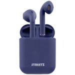 STREETZ TWS-0009  In Ear Headset Bluetooth® stereo plava boja  slušalice s mikrofonom, kutija za punjenje, kontrola na dodir