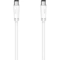 Hama antene, SAT priključni kabel [1x kaoksialni utikač - 1x kaoksialni ženski konektor] 20 m   bijela slika