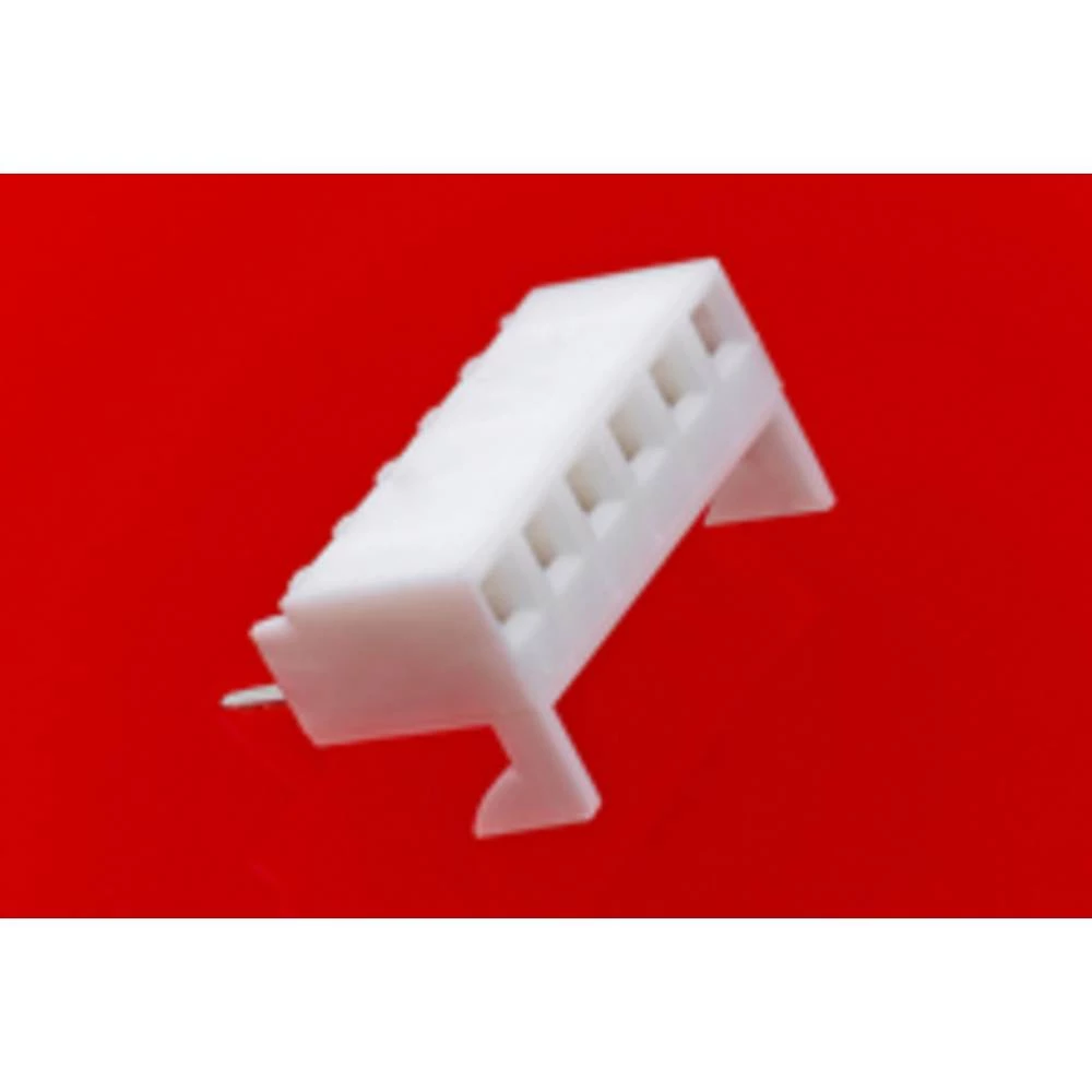Molex 22182061 KK 254 PC Board Connector, Top Entry, with Cat Ear Terminal, 0.38µm Gold (Au), 6 Circuits, with Hooks slika