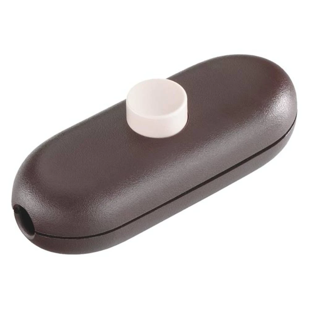 Međuprekidač Smeđa boja 1 x OFF/ON 2 A interBär 924.026 1 ST slika