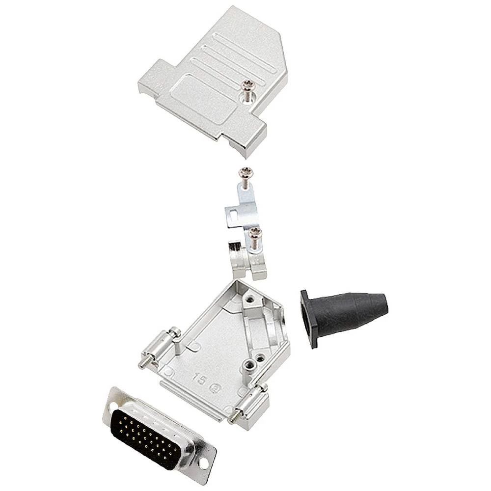 Komplet D-SUB pinskih konektora 45 ° Broj polova: 26 Lemni kup encitech DTSL15-SJSRG-S-HDP26-K 1 ST slika