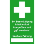 SafetyMarking 30.0975 sigurnosni pečat Bei Beschädigung Inhalt sofort überprüfen zelena samoljepljiva folija (D x Š) 45