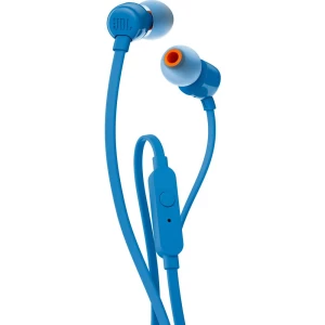 In Ear slušalice JBL Harman T110 U ušima Slušalice s mikrofonom Plava boja slika