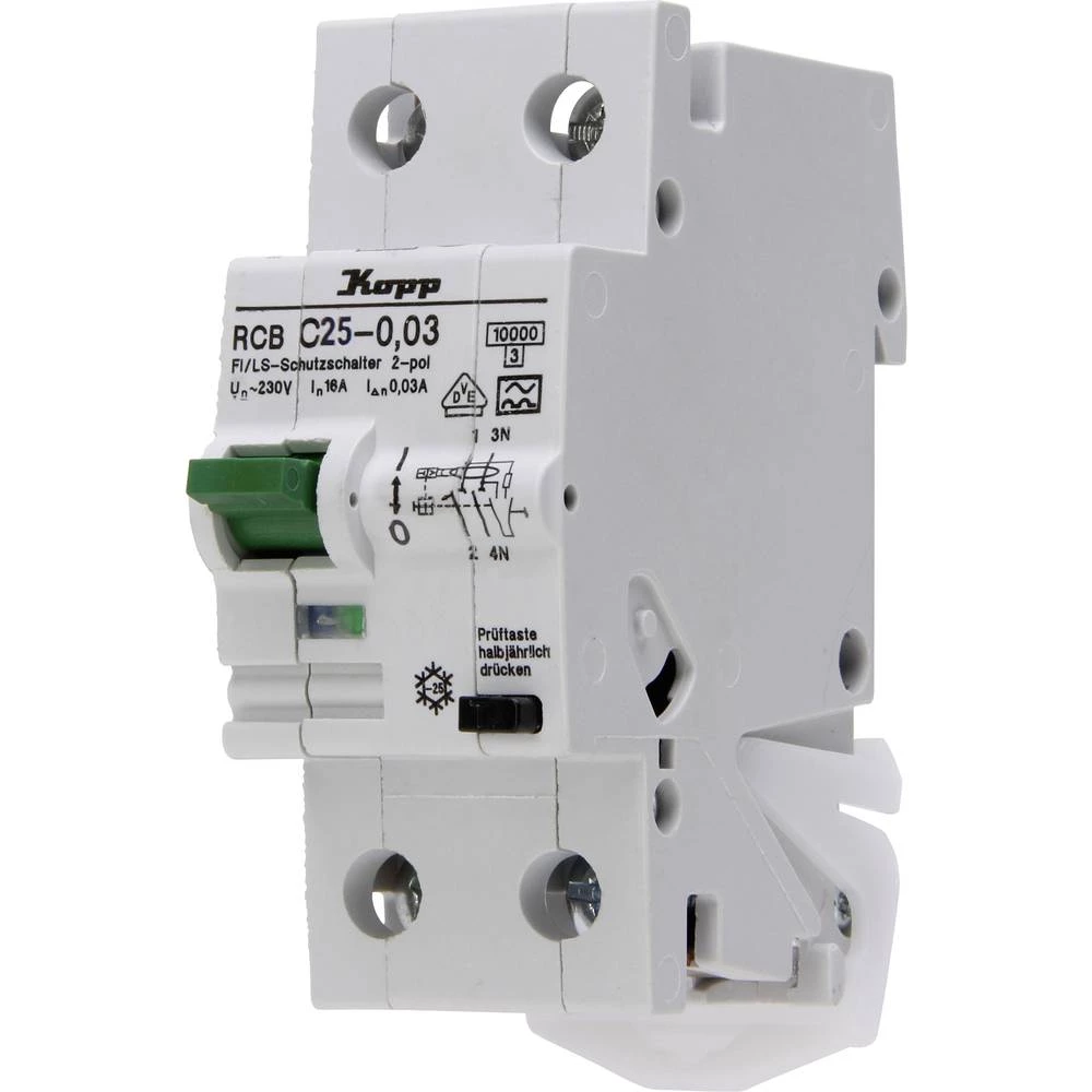 Kopp 742516016 FID zaštitna sklopka/zaštitna sklopka za vodove 25 A 0.03 A 230 V slika
